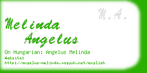 melinda angelus business card